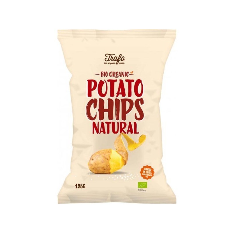 Chipsuri Bio Natur, 125 g, Trafo