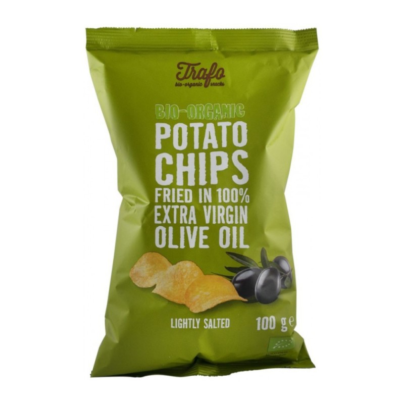 Chipsuri Bio Putin Sarate, Prajite in Ulei de Masline, Trafo, 100 g