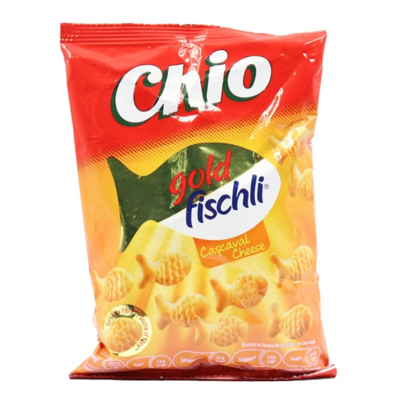 Chipsuri cu Cascaval, Chio Goldfischli, 80 g