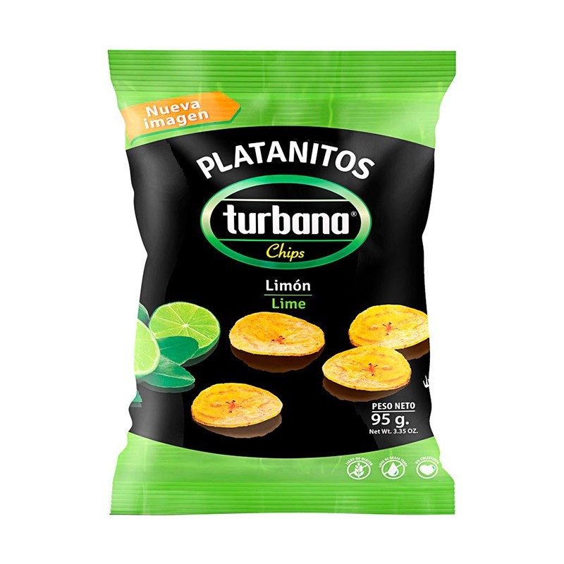 Chipsuri de Plantan Verde cu Lamaie, 95g Juan Valdez