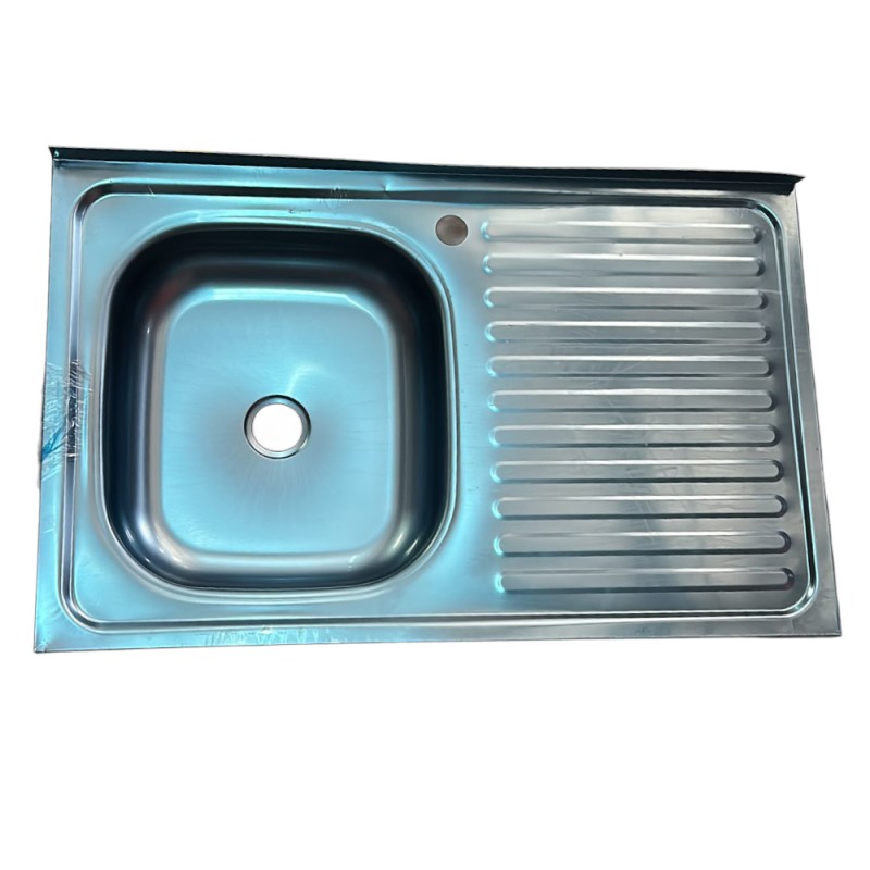 Chiuveta din Inox, Picurator Dreapta, Dimensiune 50 x 80 cm, Zilan