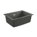 Chiuveta Grohe K700, Compozit, 1 Cuva, Evacuare Automata, Kit Montaj si Evacuare Inclus, Antracit