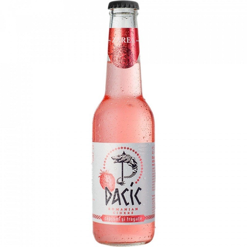 Cidru Dacic cu Capsuni si Fragute, Zarea, 4.5% Alcool, 275 ml