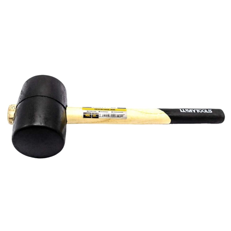 Ciocan din Cauciuc Negru, 68 mm, Lumytools