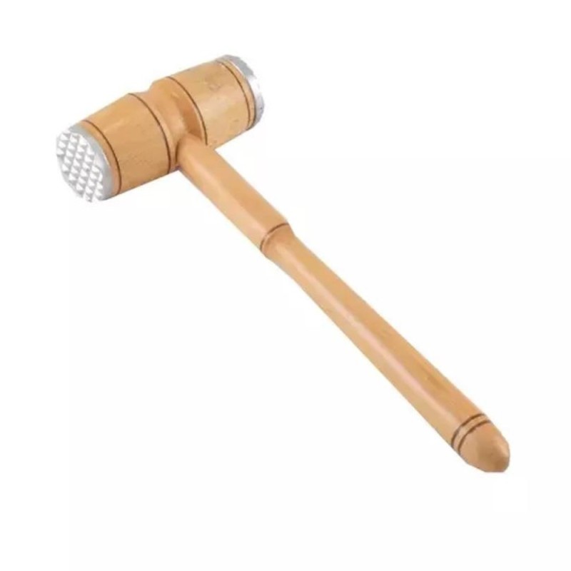 Ciocan din Lemn pentru Carne, 2 Fete, Perfect Home