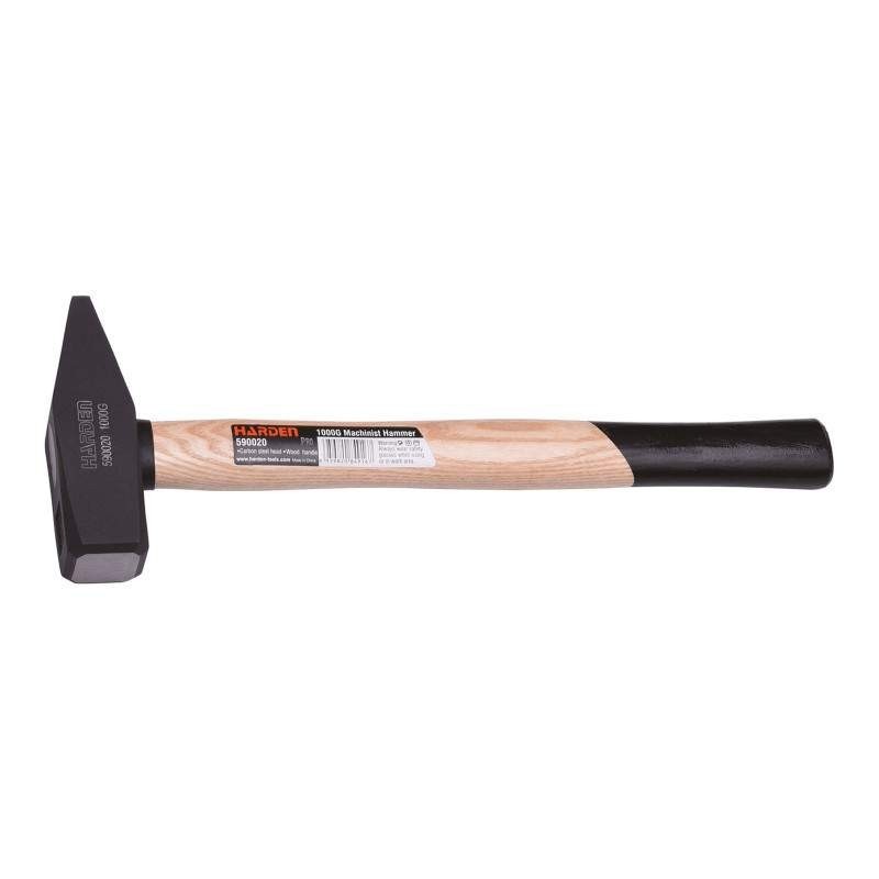 Ciocan pentru Mecanici cu Coada din Lemn de Stejar, Profesional, Harden, 100 g