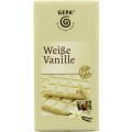 Ciocolata Alba cu Vanilie, 100 g, Gepa