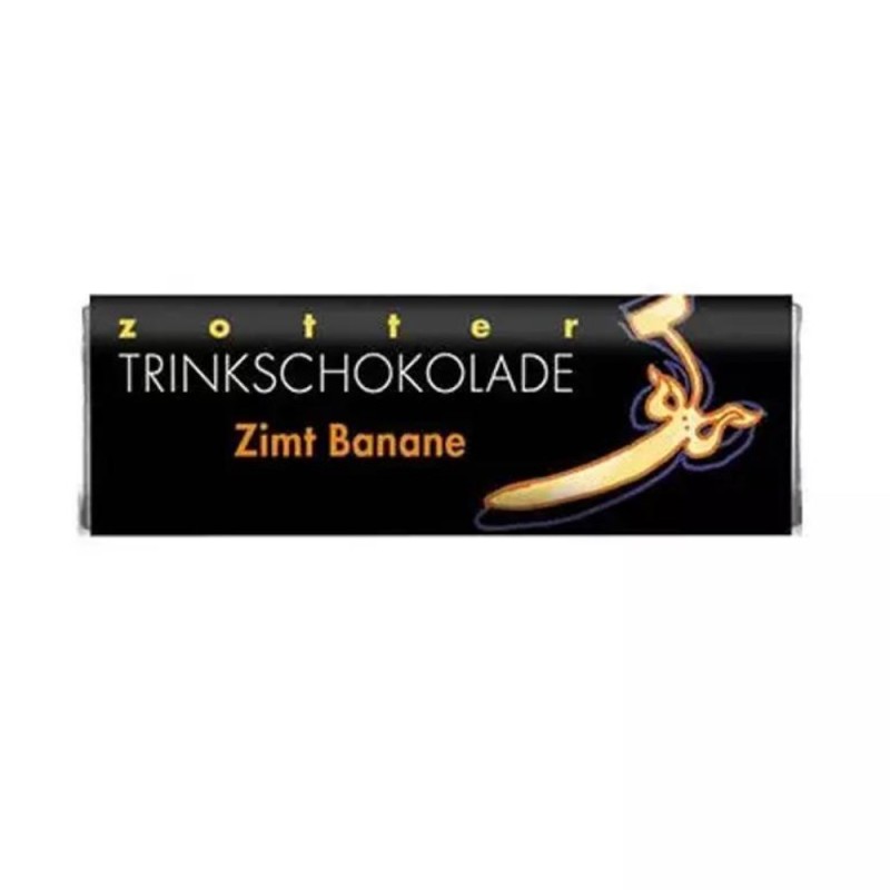 Ciocolata Calda Bio, cu Banane si Scortisoara, 22 g, Fair Zotter Schocolade