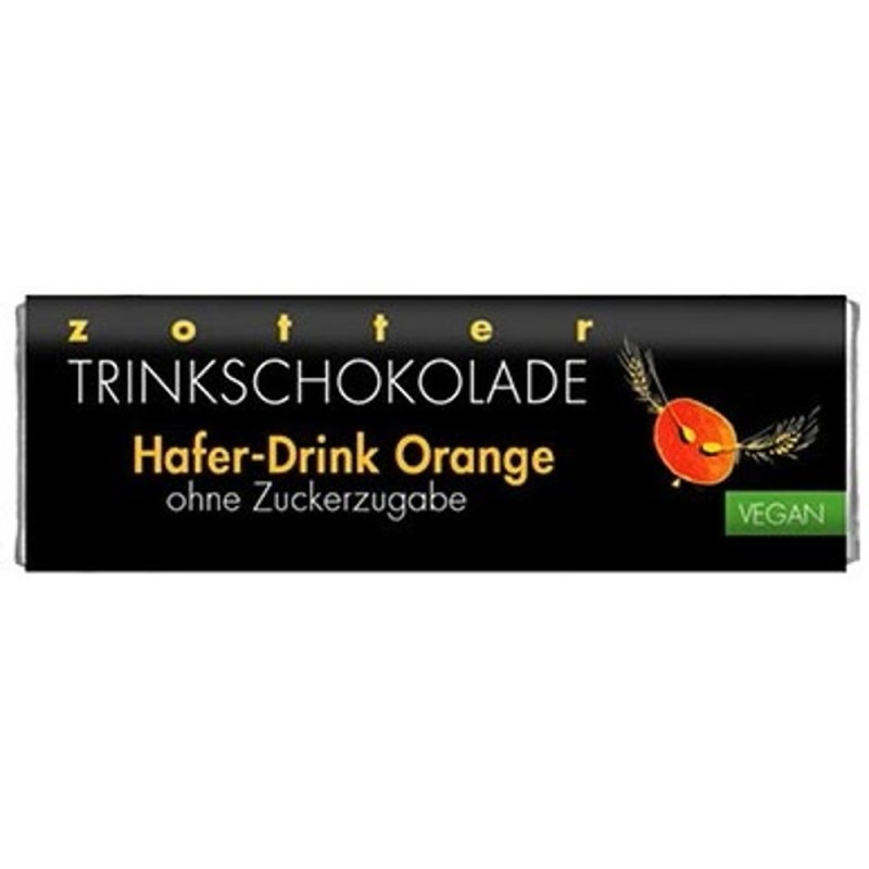 Ciocolata Calda cu Lapte de Ovaz si Portocale, Zotter Schocolade, Fair si Vegan, Bio, 22 g