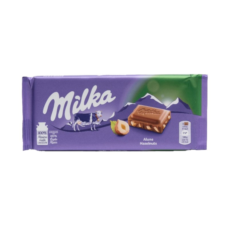 Ciocolata cu Alune, Milka, 100 g