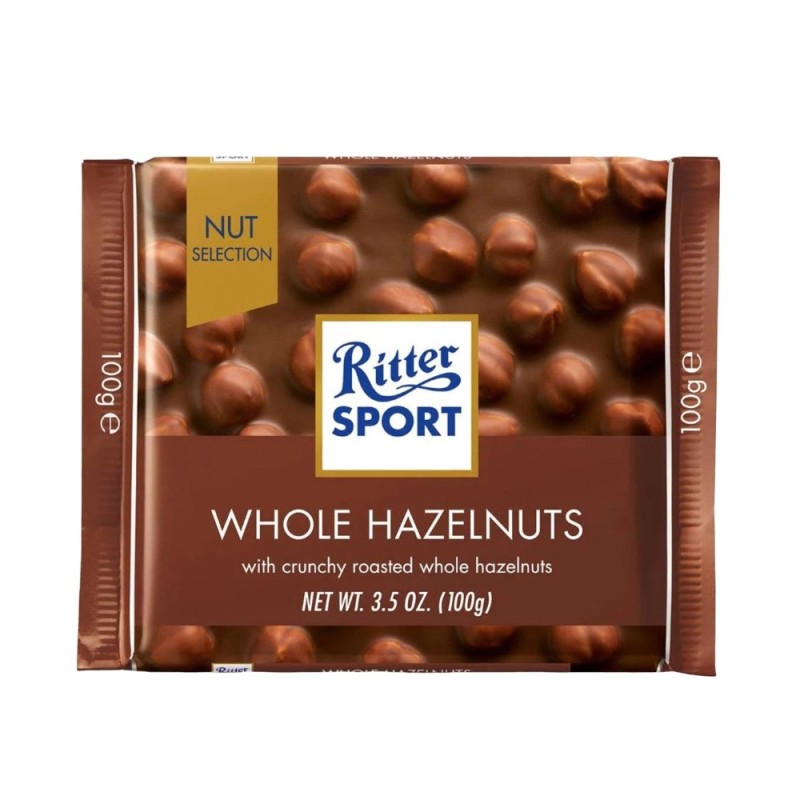 Ciocolata cu Lapte, Ritter Sport, cu Alune, 100 g