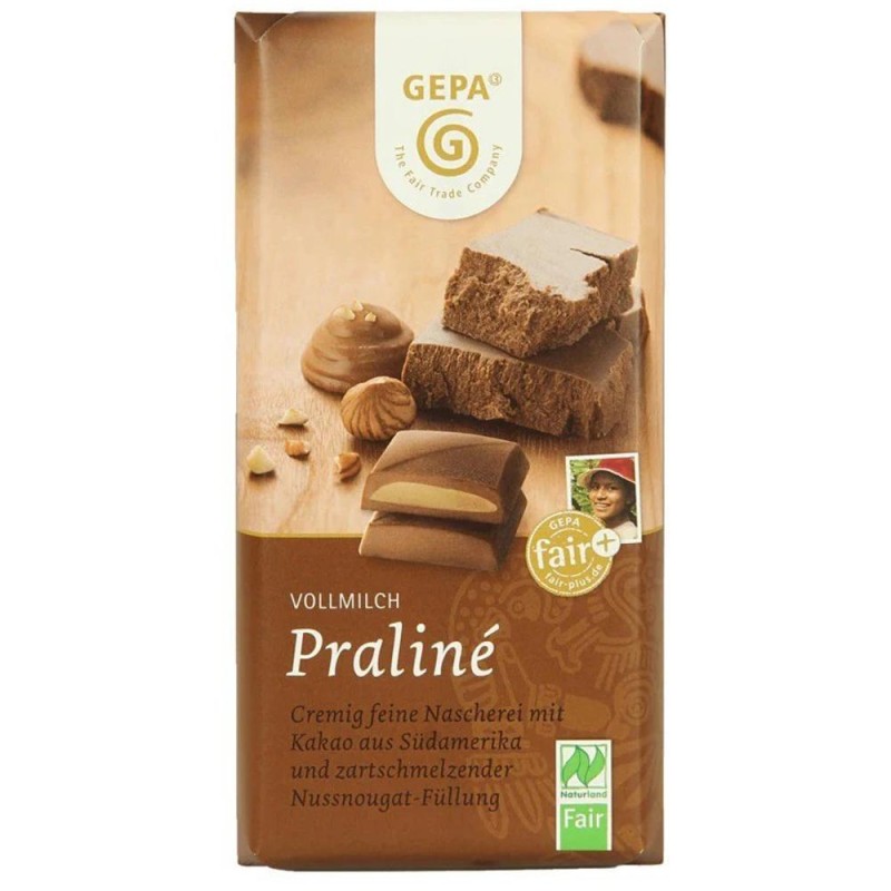 Ciocolata cu Praline, Gepa, Bio, 100 g