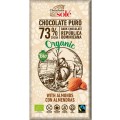 Ciocolata Neagra BIO 73% Cacao, cu Migdale, 150 g, Chocolates Sole