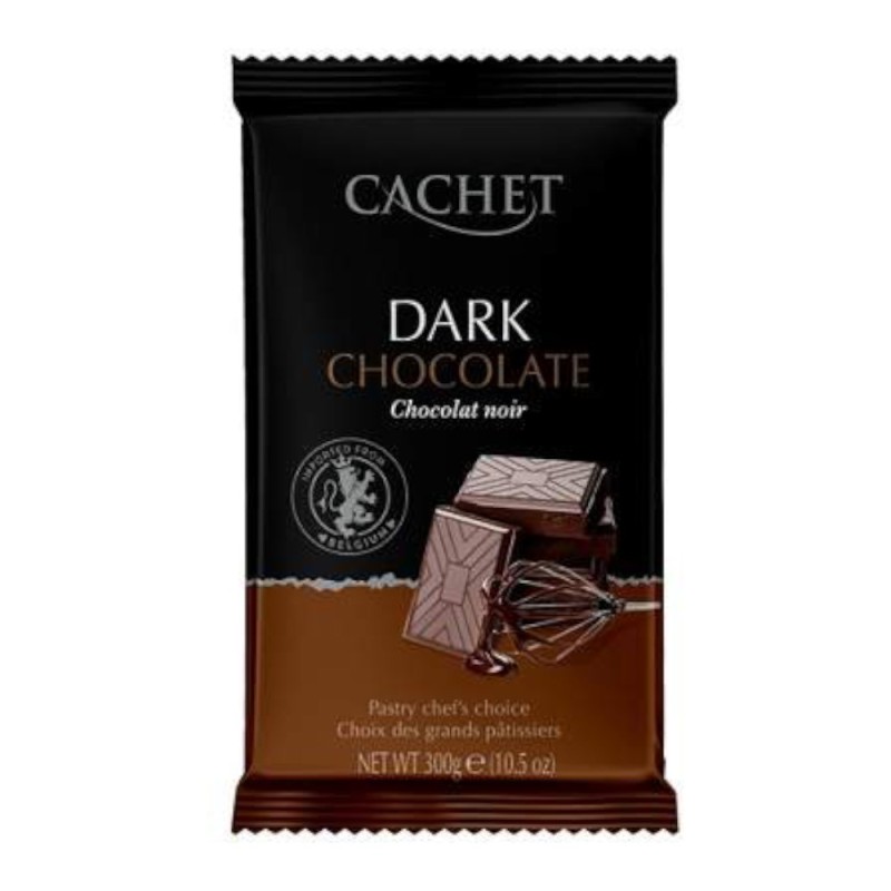 Ciocolata Neagra, Cachet, 54% Cacao, 300 g