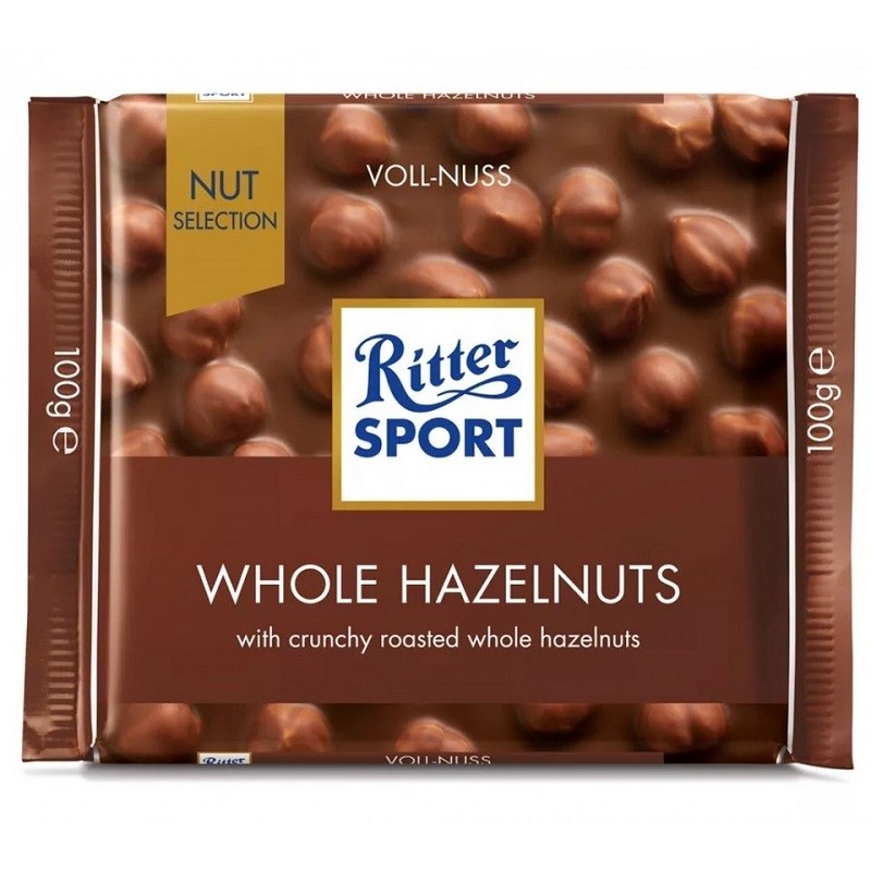 Ciocolata Ritter Sport cu Alune Intregi 100 g