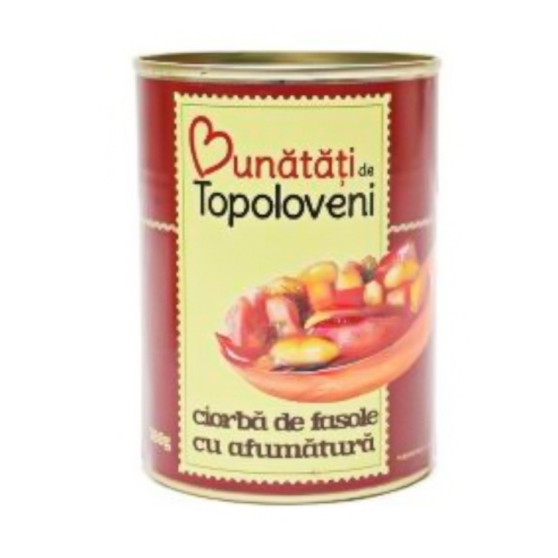 Ciorba de Fasole cu Afumatura Topoloveni, 380 g