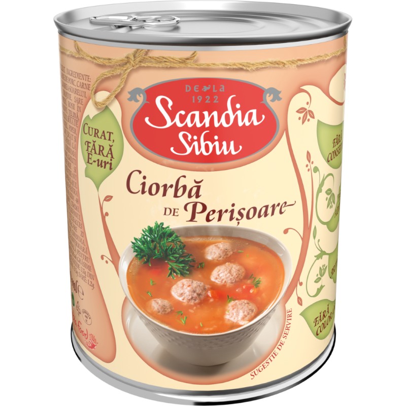 Ciorba de Perisoare, Scandia Sibiu, 400 g