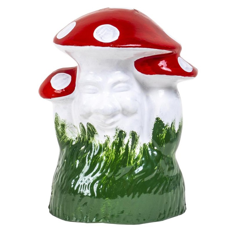 Ciuperca Decorativa Gradina, Latime 21 cm, Inaltime 27 cm, Ceramica