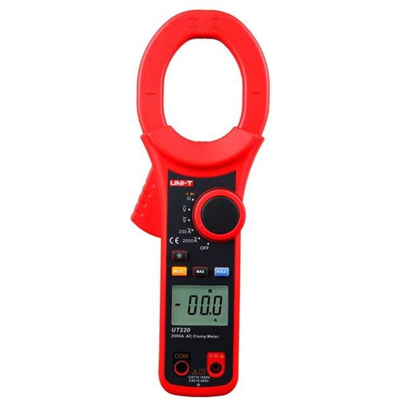 Clampmetru UT220, Digital, UNI-T, 2000A, Gri, 298 x 107 x 47 mm