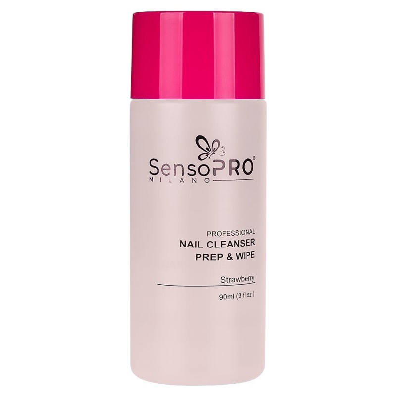 Cleanser Unghii Strawberry SensoPRO Milano, 90 ml