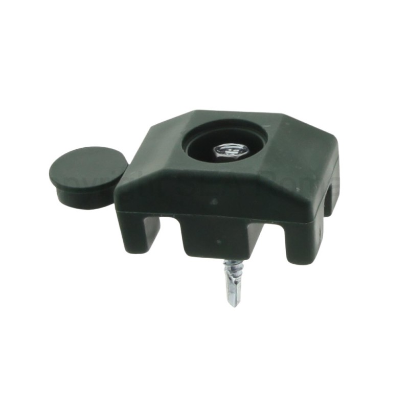 Clema din PVC, Verde, pentru Prindere Panou Bordurat, 40 x 30 cm, 20 Bucati, Cutie