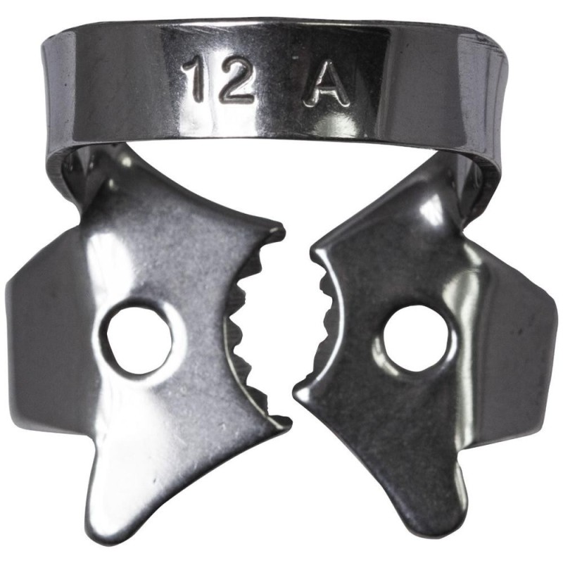 Clema pentru Diga cu Aripi, Inox, 12A, Molari Superiori Stanga, Maxilar Superior, Prima