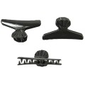 Cleme de Par, Prima, din Plastic, Negre, 8.2 cm, 12 Bucati