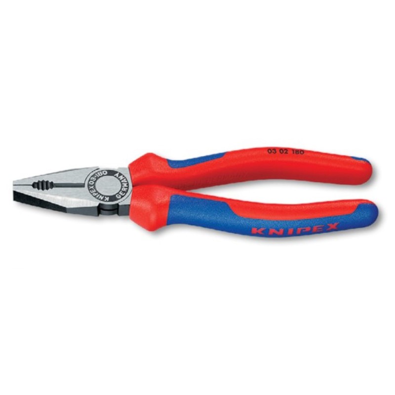 Cleste Combinat cu Strat Protector Negru Lustruit, Manere cu Manson Bicomponent, 200 mm