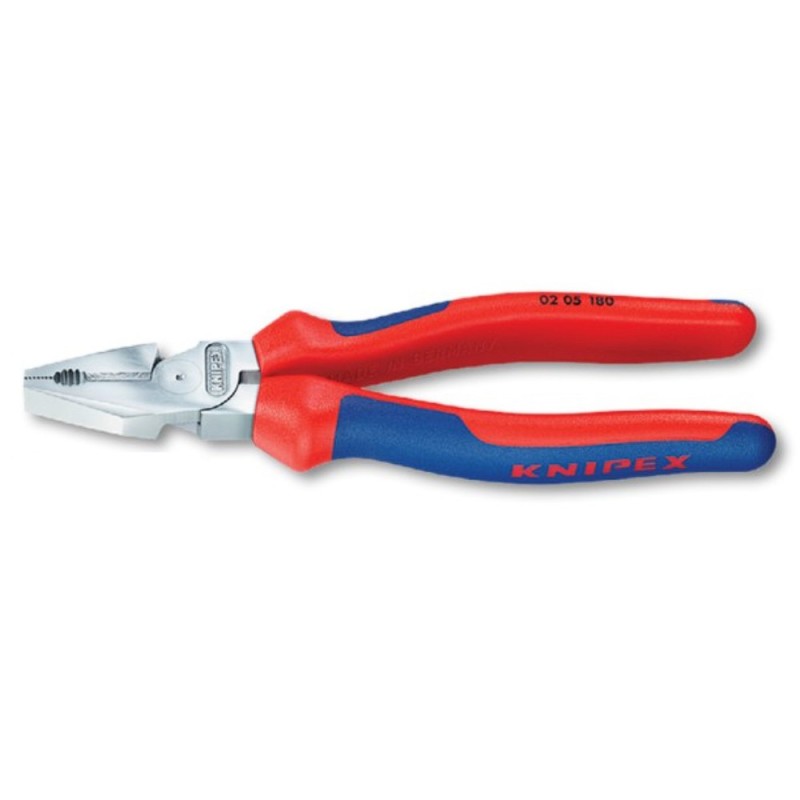 Cleste Combinat Heavy Duty cu Suprafata Cromata, Manere cu Manson Bicomponent, 180 mm