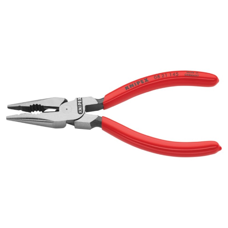 Cleste cu Strat Protector Negru Lustruit si Manere cu Manson de Plastic, L 145 Mm, Taiere O 3.0 / 2.0 / 8.0 Mm / 16.0 Mm2