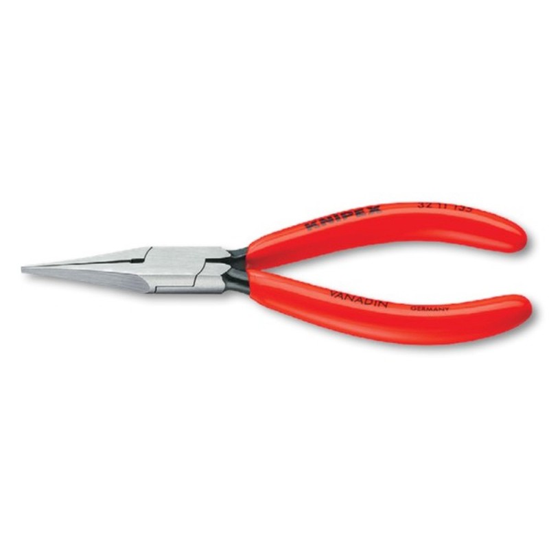 Cleste de Asamblare Esd pentru Electronisti, Falci Late, cu Strat Protector Negru Lustruit si Manere cu Manson din Plastic, L 13