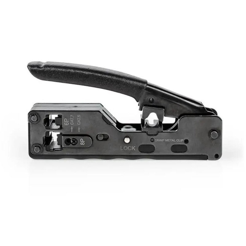 Cleste de Sertizare pentru Conectori CAT5, CAT6, CAT7, RJ12, Nedis