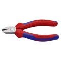 Cleste Diagonal - Knipex Clasic, cu Strat Protector Negru Lustruit si Manere cu Manson Bicomponent, L 125 Mm, Taiere O 3.0 / 2.3
