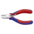 Cleste Diagonal - Knipex Clasic, cu Suprafata Cromata si Manere cu Manson Bicomponent si Arc de Revenire, L 110 Mm, Taiere O 3.0