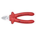 Cleste Diagonal - Knipex Clasic, cu Suprafata Cromata si Manere cu Manson Monocomponent Vde 1000 V in Adancime, L 180 Mm, Taiere