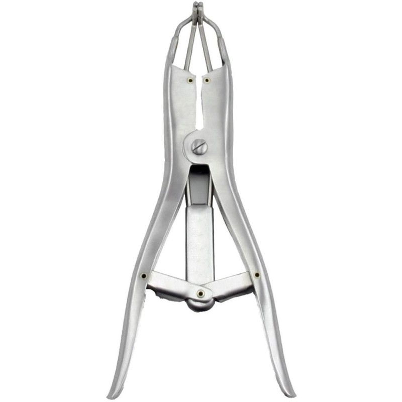 Cleste Inox pentru Aplicarea Inelelor de Cauciuc Castrare