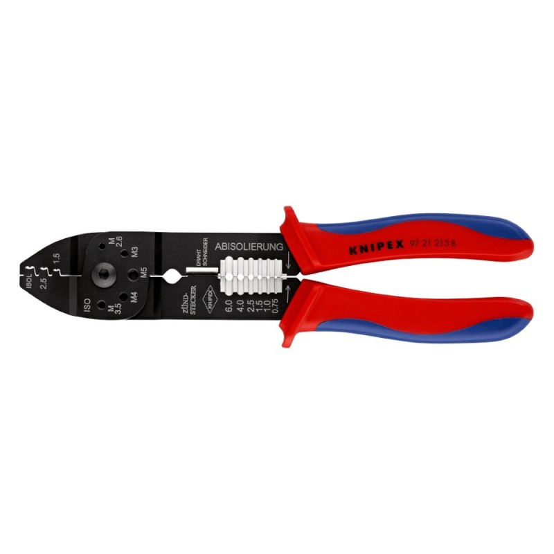Cleste Multifunctional pentru Sertizat, L 230 Mm, Capacitate 0.50 - 2.5 Mm2, Awg 20-13