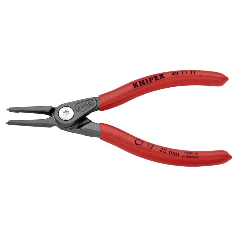 Cleste Precizie Heavy Duty Inele de Siguranta Interioare, Strat Protector Gri, Manere Manson Plastic Anti-Alunecare, 180 mm