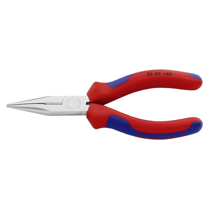 Cleste Radio cu Falci Semirotunde si Varf Ascutit, cu Suprafata Cromata si Manere cu Manson Bicomponent, L 140 Mm, Taiere O 2.5