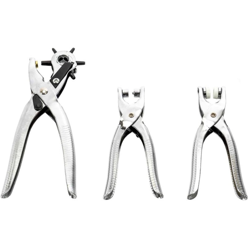 Clesti pentru Perforat, Capsat si Aplicat Inele, 3 Bucati