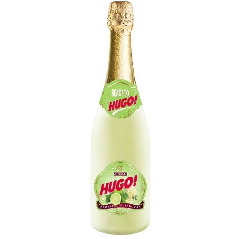 Cocktail Angelli Hugo, pe Baza de Vin Spumant, 0.75 l