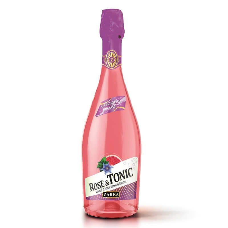 Cocktail to Go Zarea Rose Tonic, Extract Plante si Fructe, 7% Alcool 0.75 l