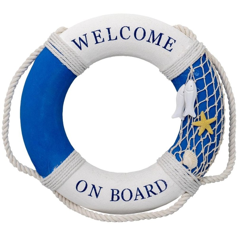 Colac Decorativ Vapor, Model Welcome, Diametru 30 cm, Diverse Culori