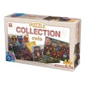 Colectie 4 Puzzle-uri, D-Toys, Bufnite, 24, 35, 48 si 60 Piese