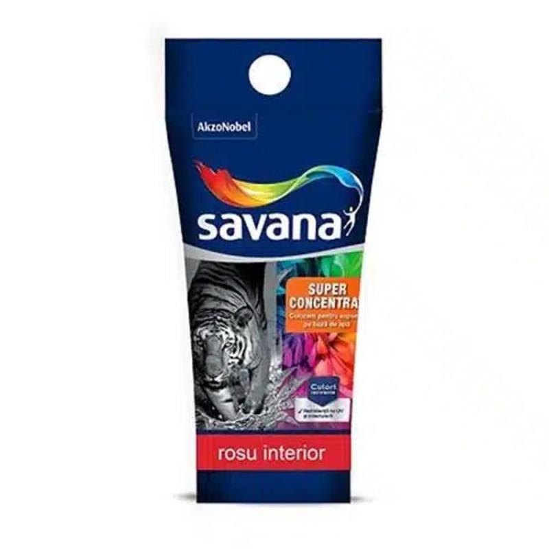 Colorant Superconcentrat, Savana, Compatibil Vopsele Lavabile, 30 ml, Rosu T10