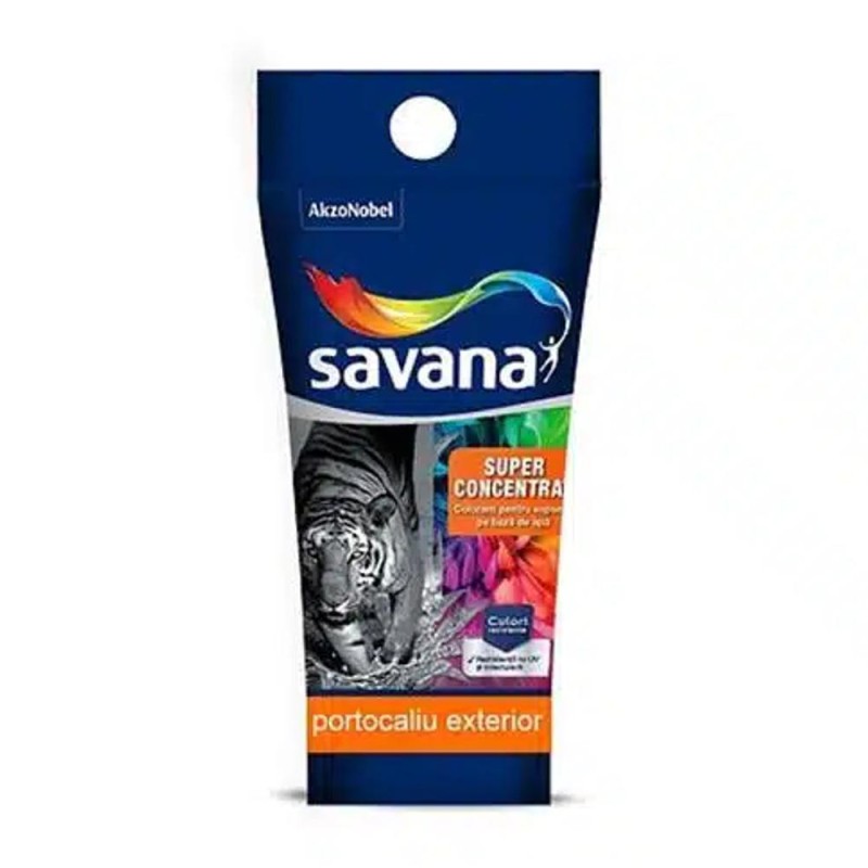 Colorant Superconcentrat, Savana, Compatibil Vopsele Lavabile, T09, Portocaliu 30 ml