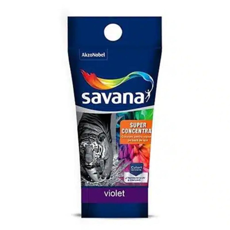 Colorant Superconcentrat, Savana, Compatibil Vopsele Lavabile, T26, Violet 30 ml