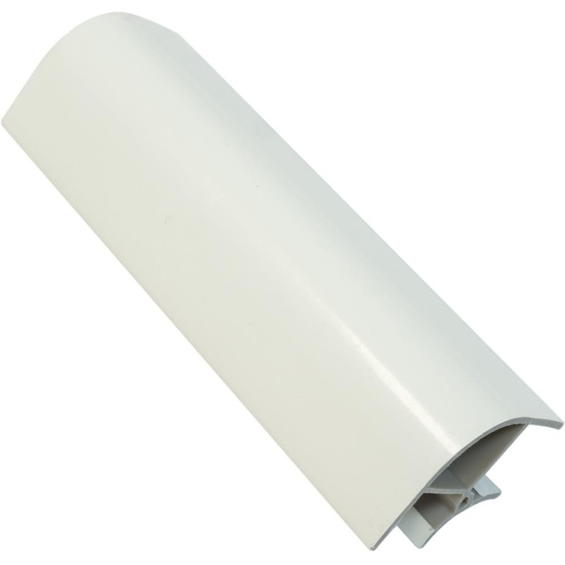 Coltar 90 Grade pentru Plinta H120 mm, Finisaj Alb Mat