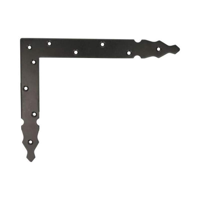 Coltar Decorativ Stanga Model Aragon, 300x240x4.0 mm, Finisaj Negru