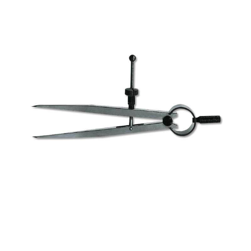 Compas de Precizie cu Arc, Reglaj Fin, L 150, Deschidere Max. 160